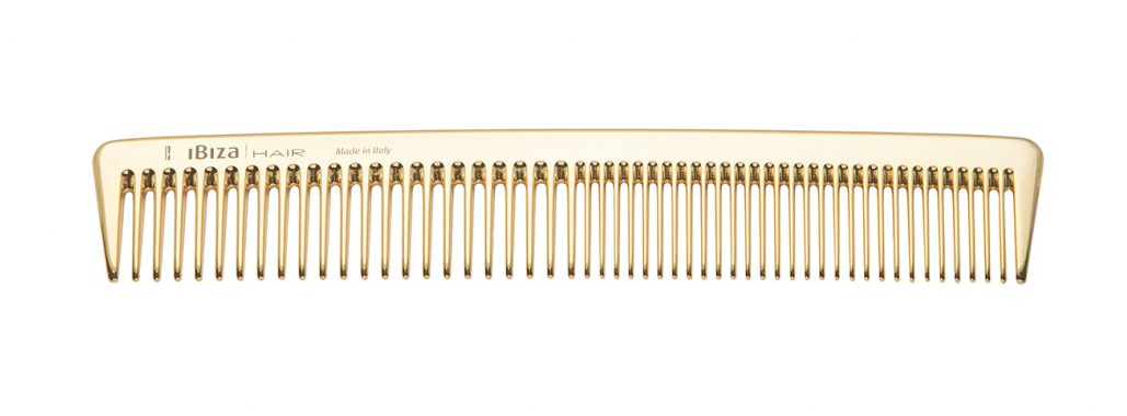 Peigne de coiffure doré