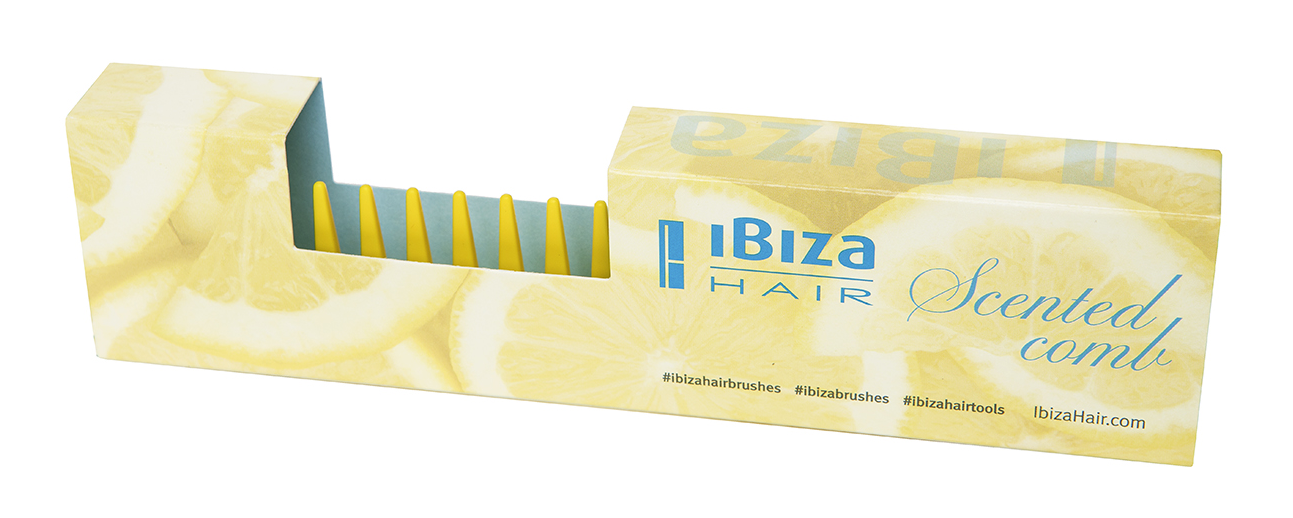 Peigne démêlant parfumé au citron