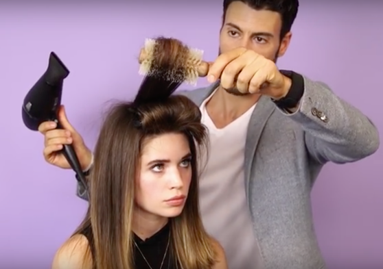 How to Blow Out Your Hair using the B4 Ibiza Hair Brush