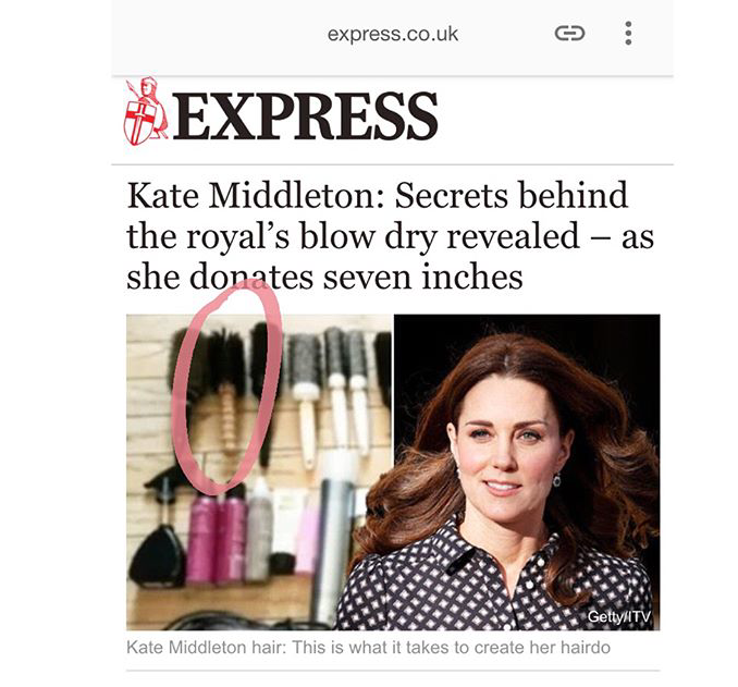 IBIZA HAIR BRUSHES - FIT FOR ROYALTY? Kate Middleton thinks so!