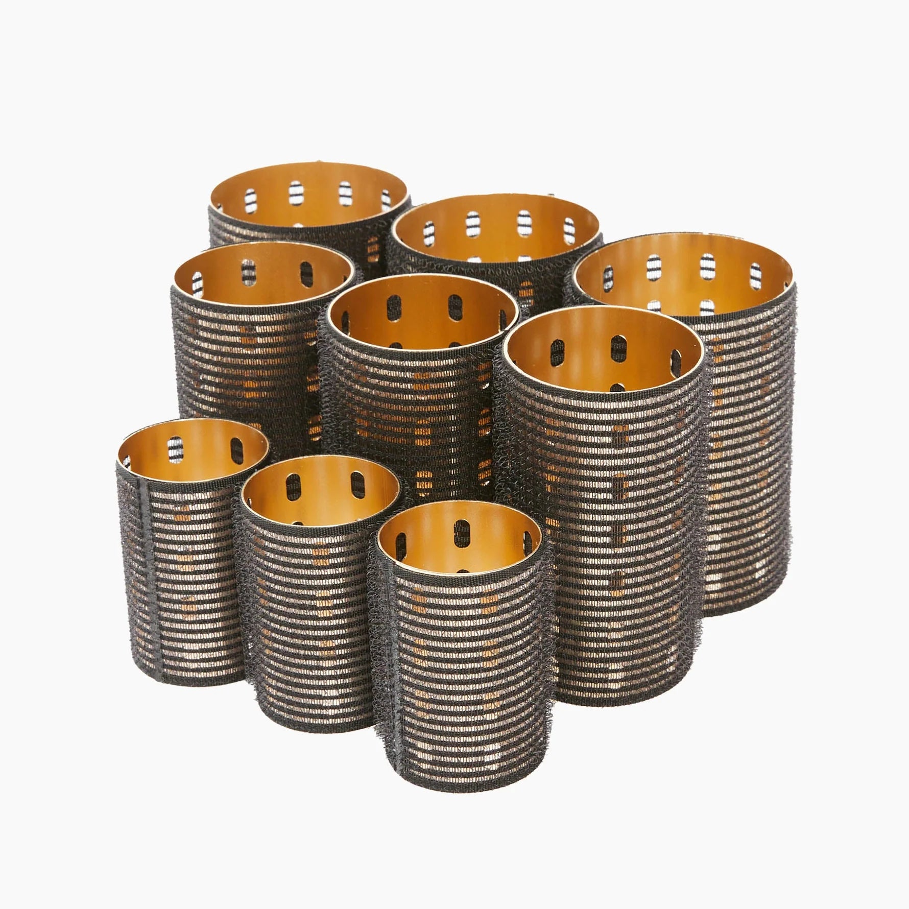 Ibiza Hair VelChrome™ Premium Thermal Hair Rollers – Set with Cork Case
