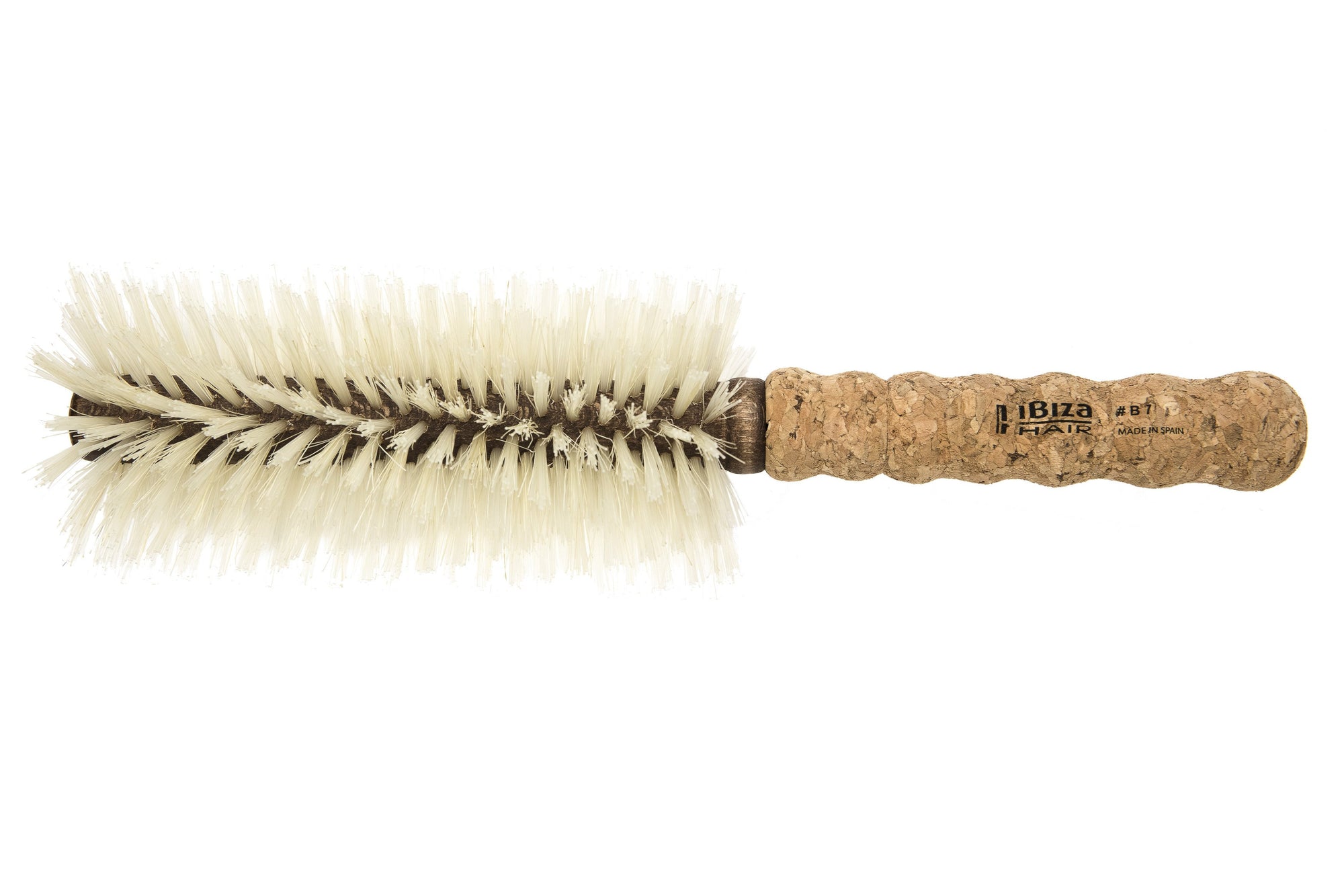 Ibiza Hair B7 Extra Long Hairbrush with white boar bristles. For sale and delivery in Ireland and Europe.