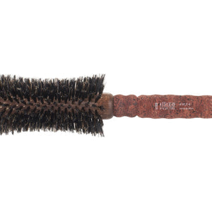 Ibiza Hair RLX4 Hair Brush with a red extended cork handle and swirled reinforced boar bristles. For sale and delivery in Ireland and Europe.