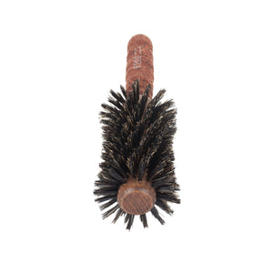 Ibiza Hair RLX4 Hair Brush with a red extended cork handle and swirled reinforced boar bristles. For sale and delivery in Ireland and Europe.