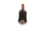 Ibiza Hair RLX4 Hair Brush with a red extended cork handle and swirled reinforced boar bristles. For sale and delivery in Ireland and Europe.