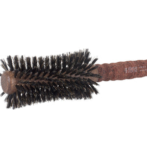 Ibiza Hair RLX4 Hair Brush with a red extended cork handle and swirled reinforced boar bristles. For sale and delivery in Ireland and Europe.