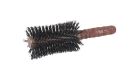 Ibiza Hair RLX5 Hair Brush with a red extended cork handle and swirled reinforced boar bristles. For sale and delivery in Ireland and Europe.