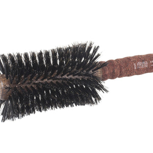 Ibiza Hair RLX5 Hair Brush with a red extended cork handle and swirled reinforced boar bristles. For sale and delivery in Ireland and Europe.